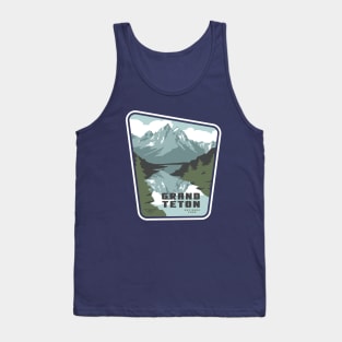 Grand Teton National Park Design Tank Top